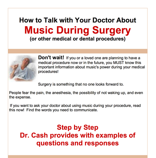 How to Talk to Your Doctor about Surgery with Music